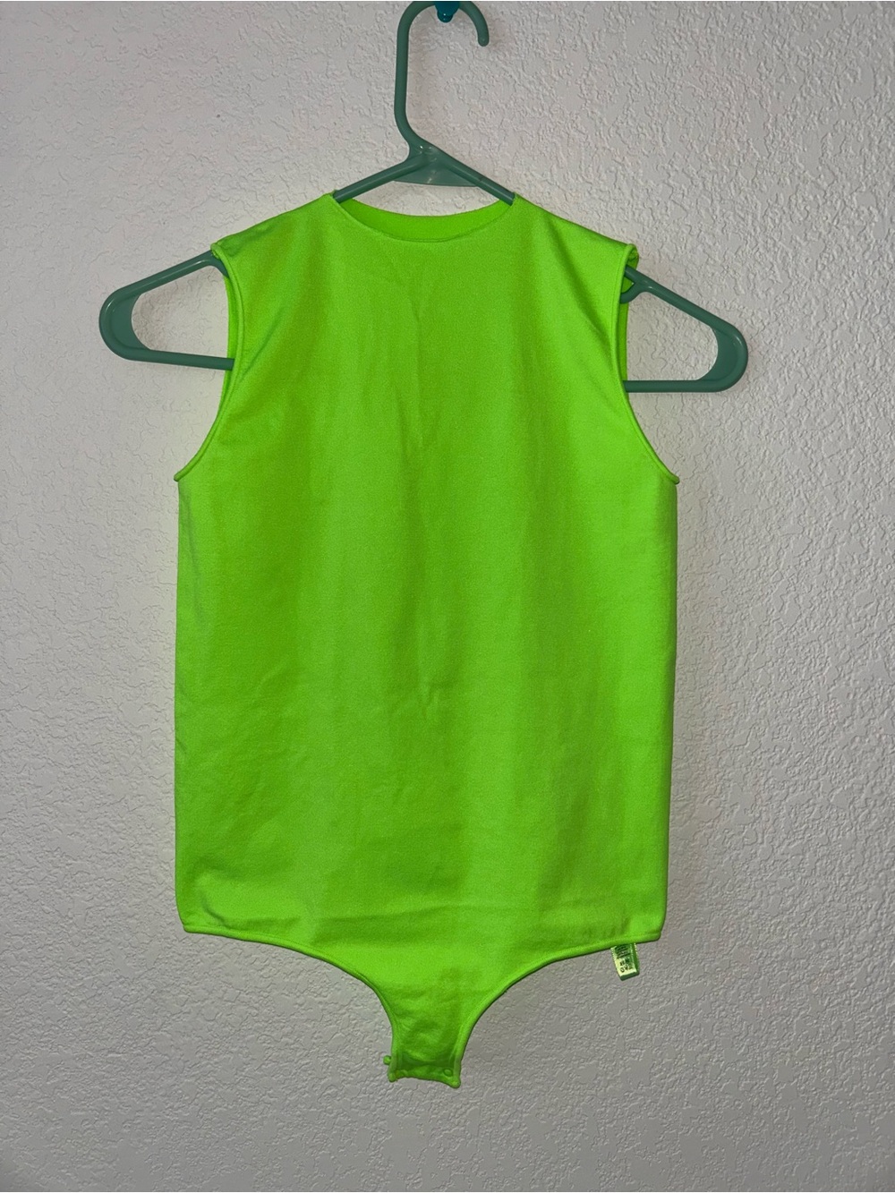 SKIMS Fits Everybody High Neck Bodysuit Neon Lime XL Like New